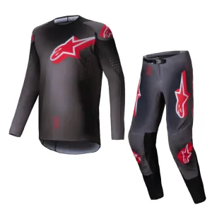 2025 Alpinestars Supertech Lipan Smoke Bright Red Kit Combo