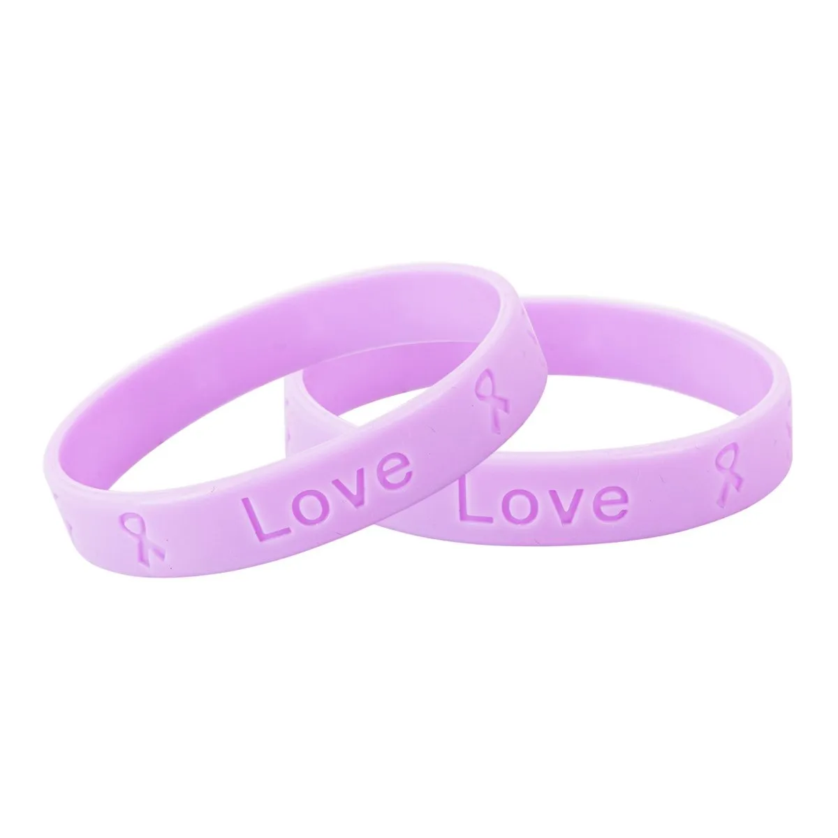 25 Awareness Silicone Bracelets (Pick Your Color/Cause)