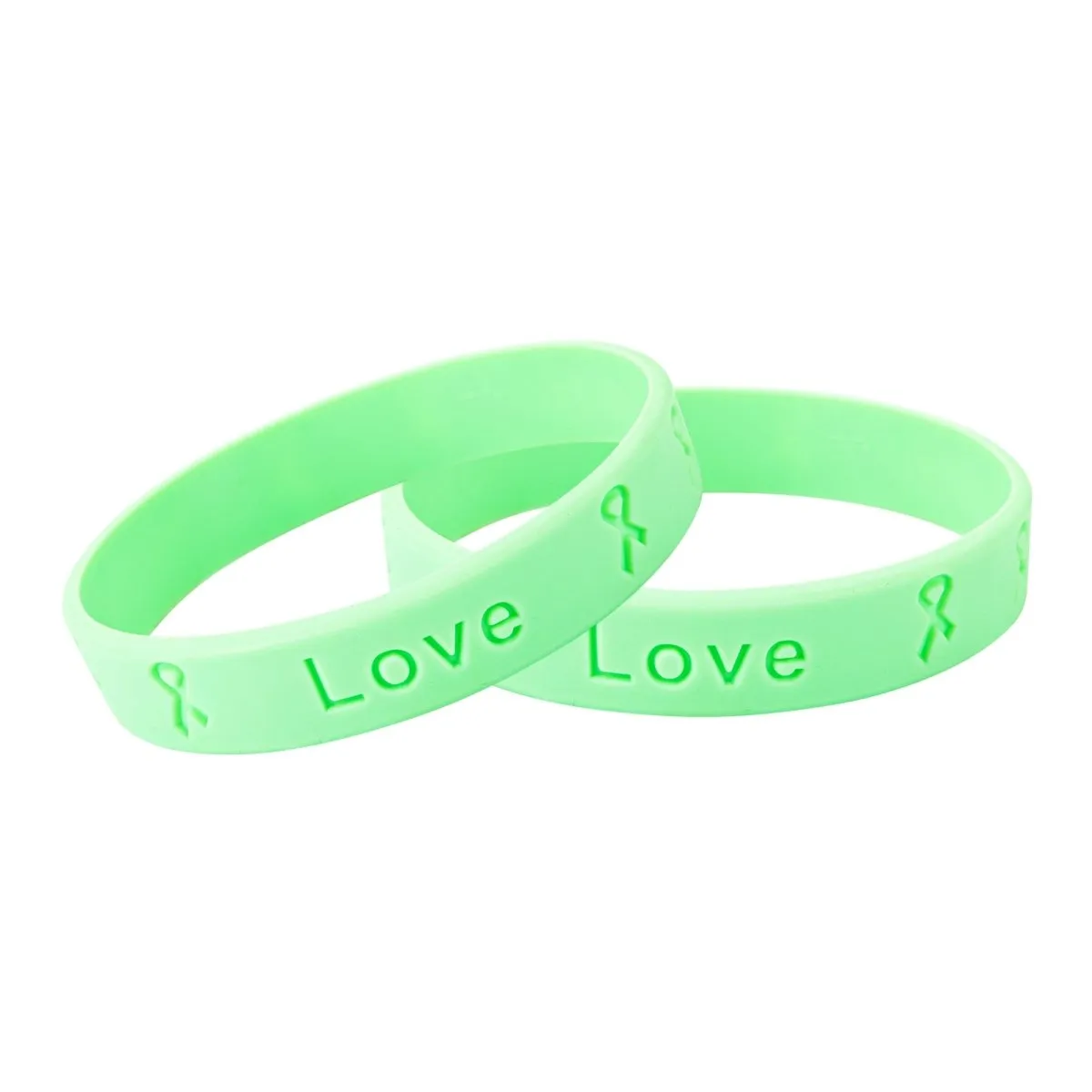 25 Awareness Silicone Bracelets (Pick Your Color/Cause)