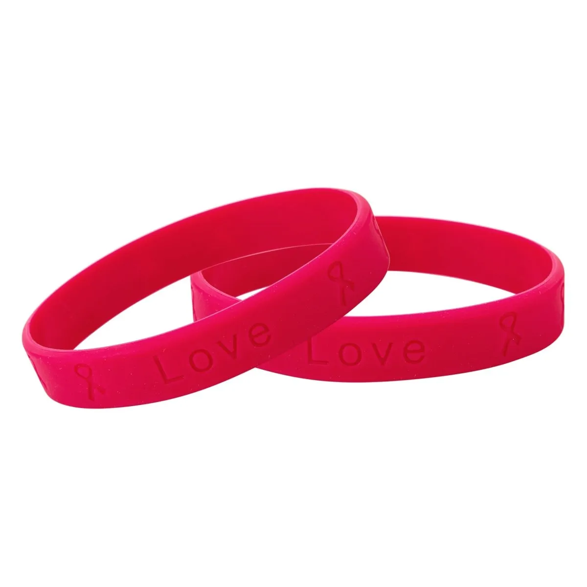 25 Awareness Silicone Bracelets (Pick Your Color/Cause)