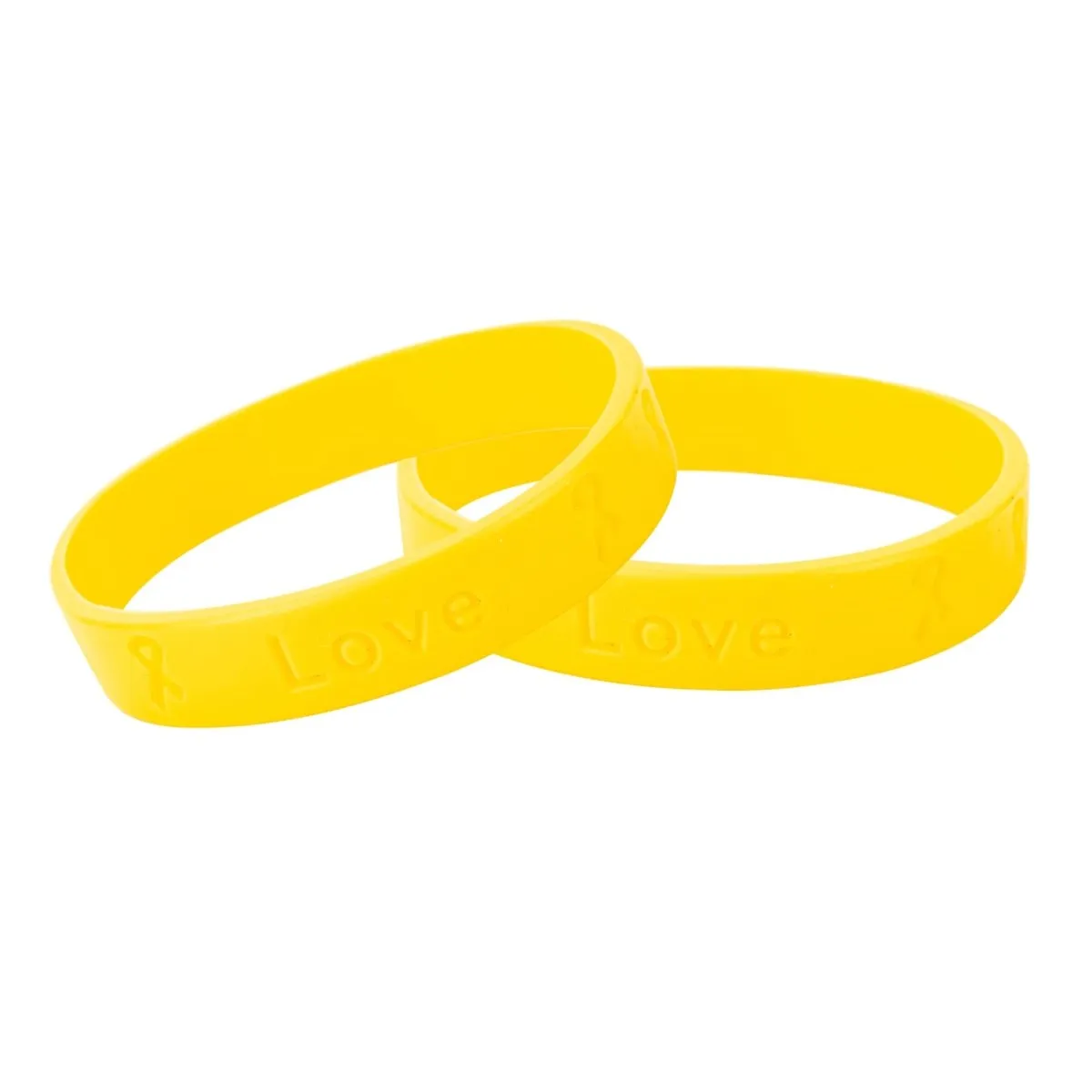 25 Awareness Silicone Bracelets (Pick Your Color/Cause)