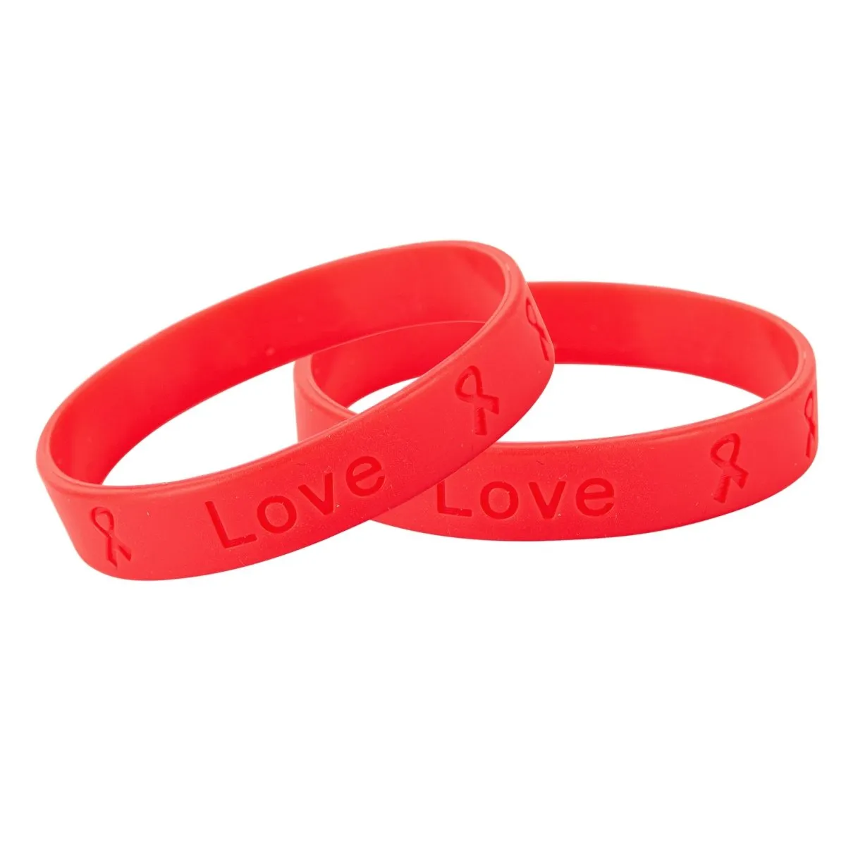 25 Awareness Silicone Bracelets (Pick Your Color/Cause)