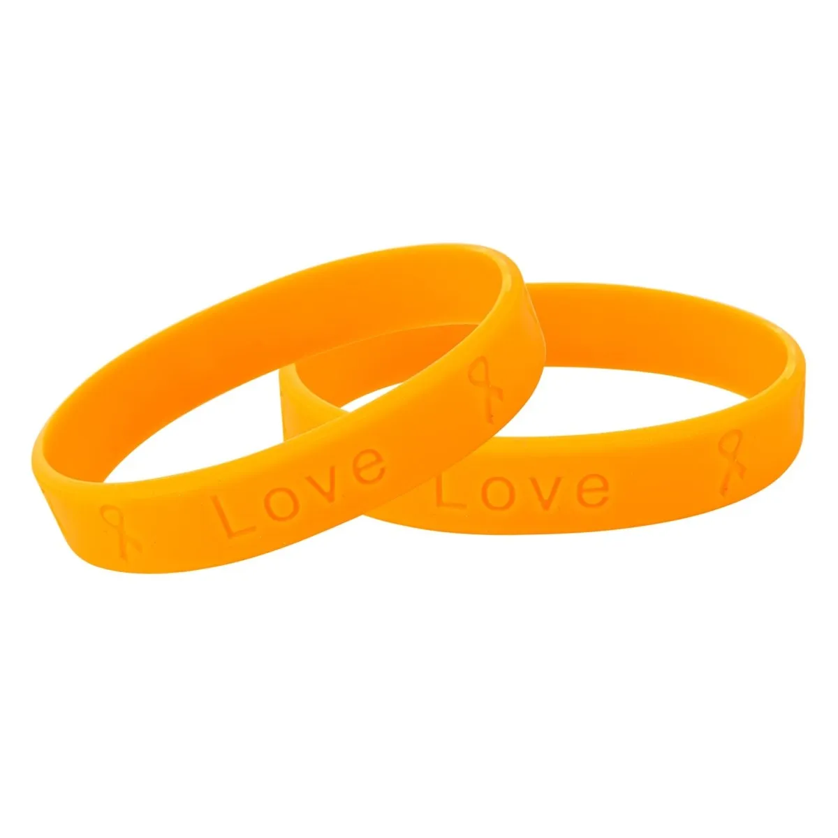 25 Awareness Silicone Bracelets (Pick Your Color/Cause)