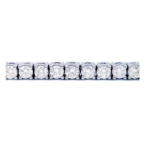 7.04cttw Round Forever One Charles & Colvard Moissanite Tennis Bracelet