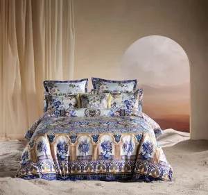 Al Manial Palace Memoirs Quilt Cover Set Range Blue