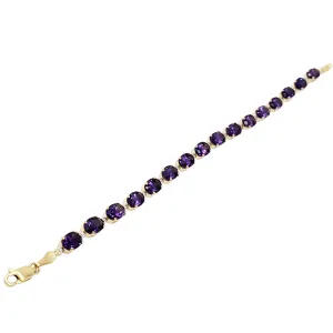 Amethyst Gem Bracelet (14K)