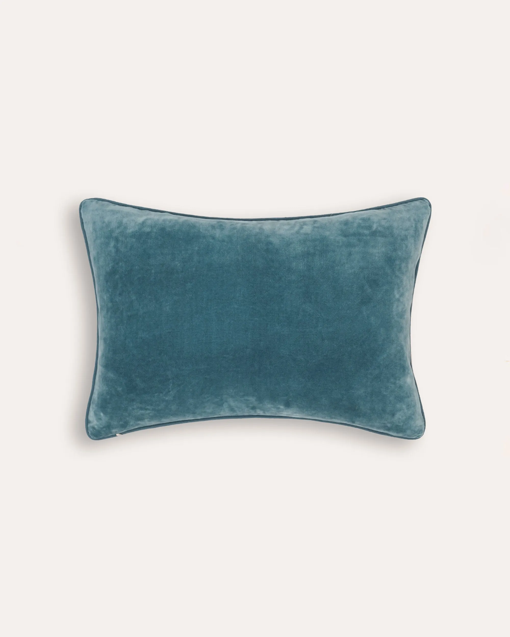 Calcada Embroidered Cushion - Blue