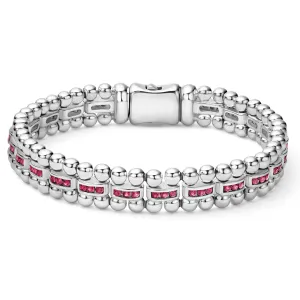 Caviar Spark Ruby Link Bracelet