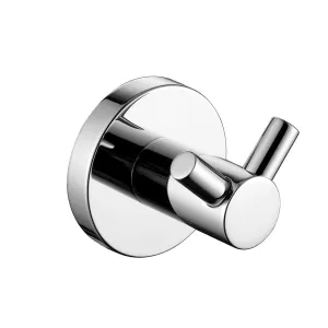 Clio Double Robe Hook Chrome