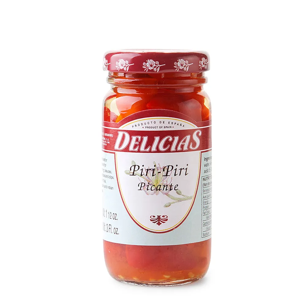 Delicias Piri Piri Picante Red Chilli Peppers in Vinegar