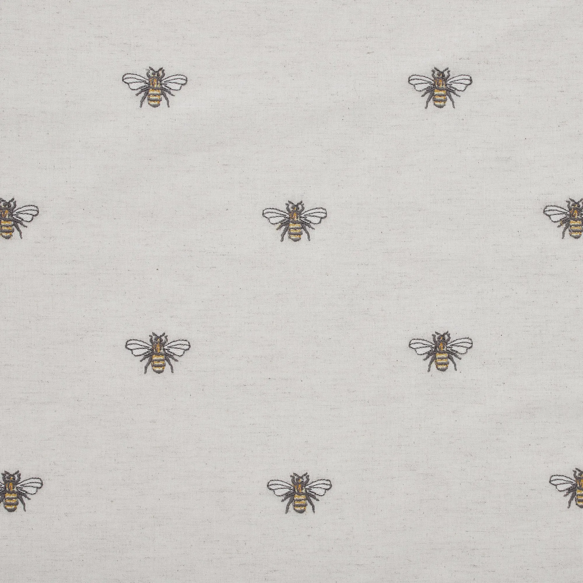 Embroidered Bee Tier Set of 2 L24xW36  **BACKORDERED UNTIL DECEMBER 2024**