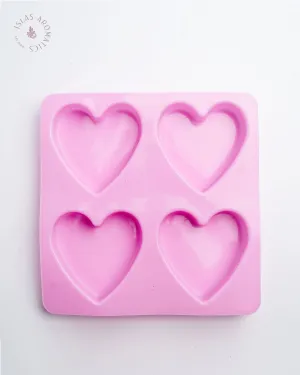 Flat Hearts Mold