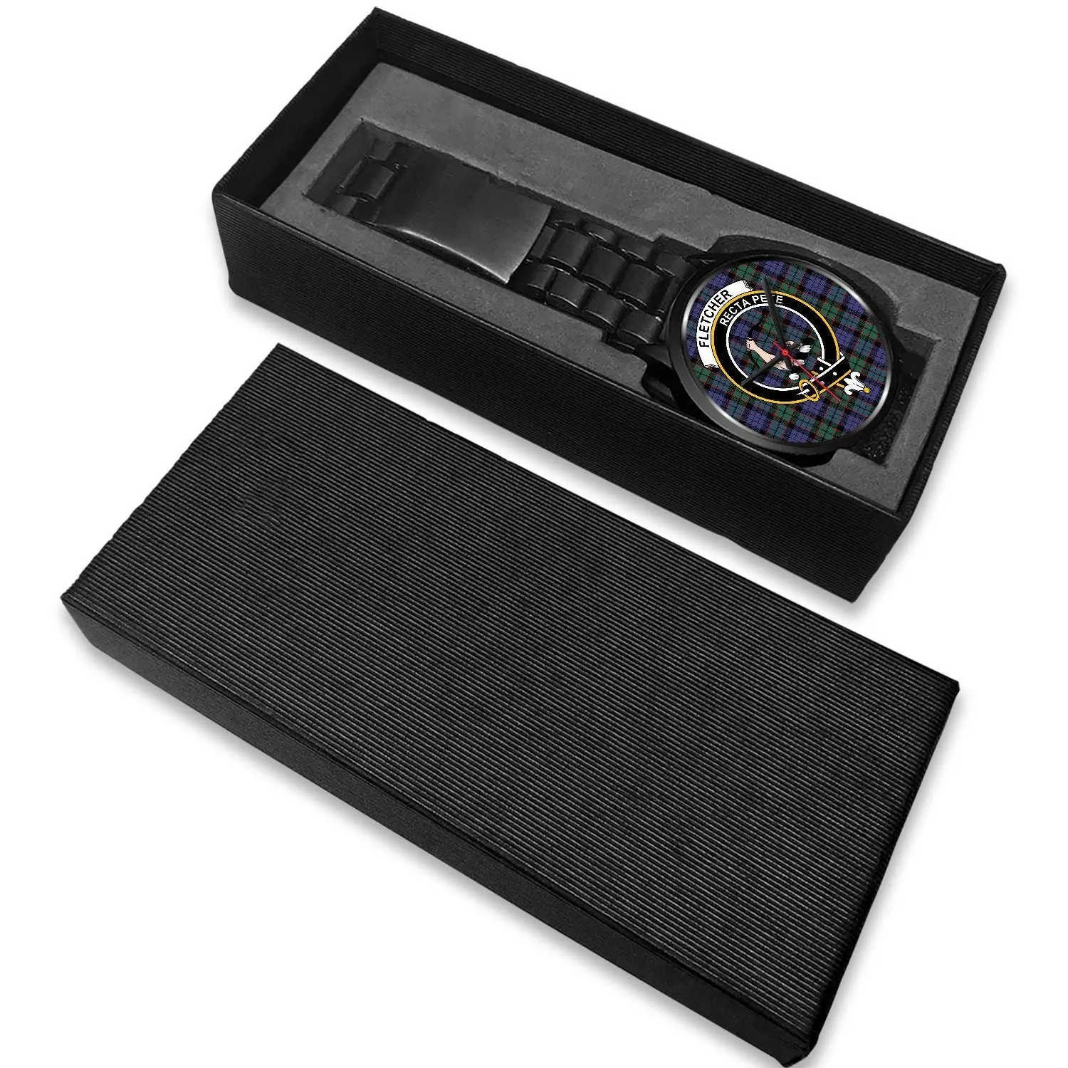 Fletcher Modern Clan Badge Tartan Black Watch