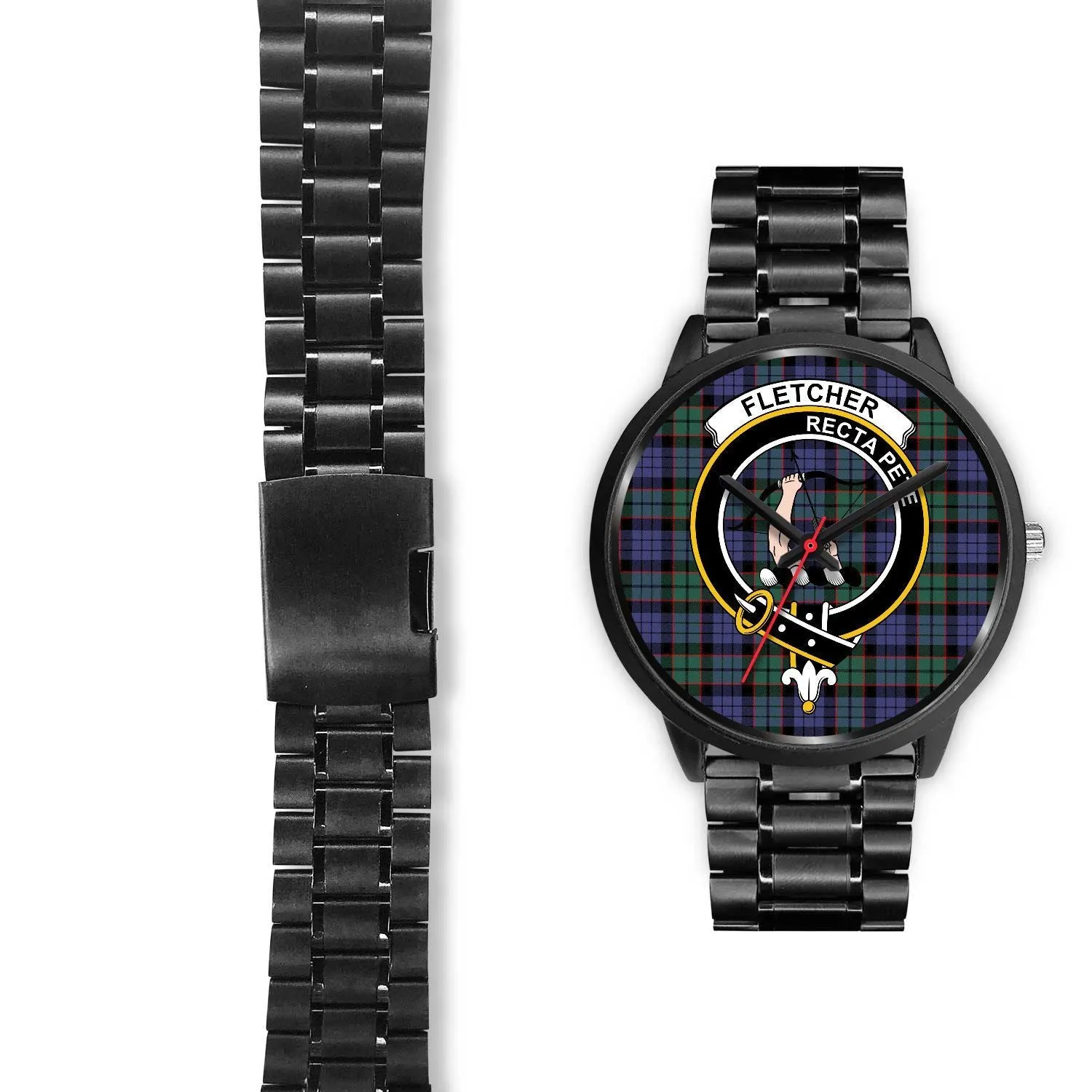 Fletcher Modern Clan Badge Tartan Black Watch