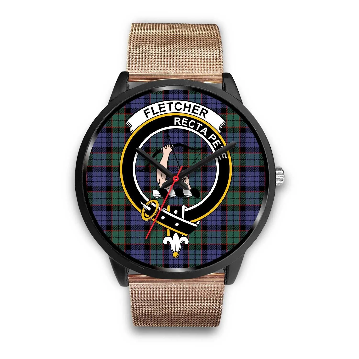 Fletcher Modern Clan Badge Tartan Black Watch