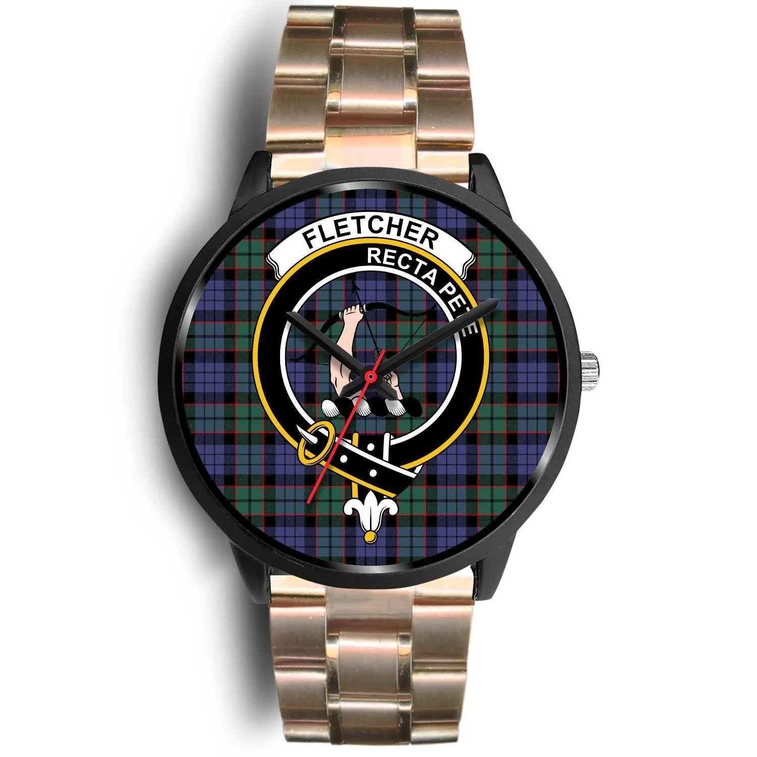 Fletcher Modern Clan Badge Tartan Black Watch