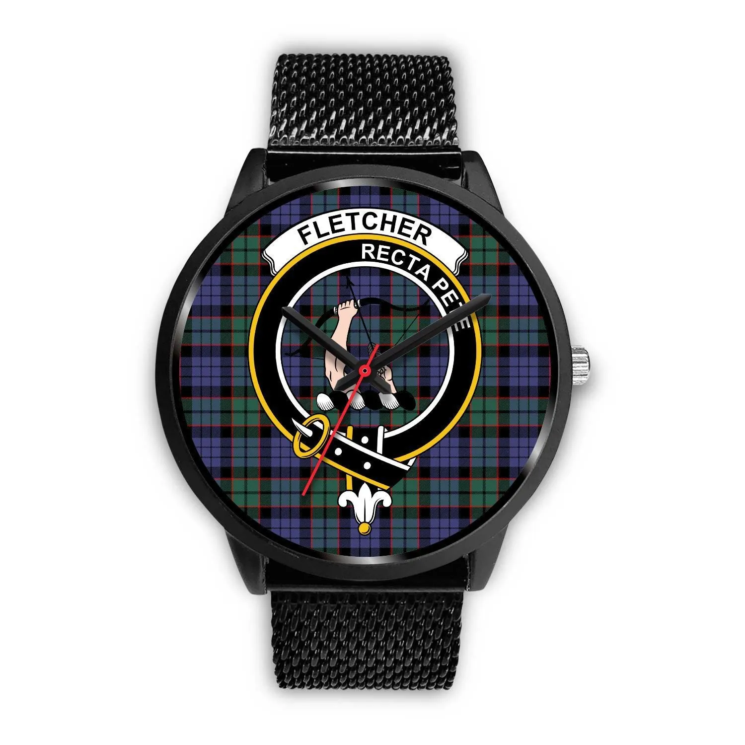 Fletcher Modern Clan Badge Tartan Black Watch