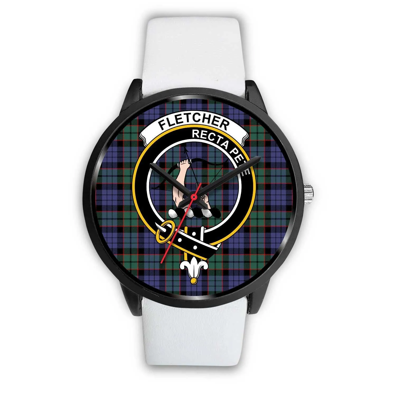 Fletcher Modern Clan Badge Tartan Black Watch