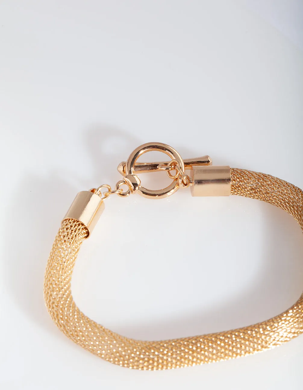 Gold Mesh Classic Bracelet