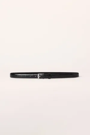 Ida Belt 2.0Cm Black Croc