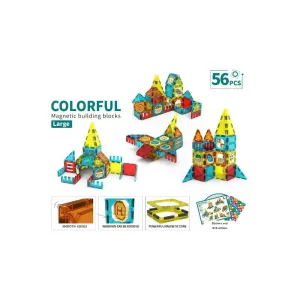 Magnetic Building Blocks Educational STEM Toys-56PCS