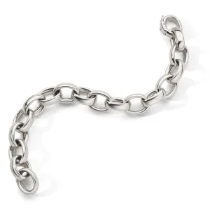 Marilyn Link Bracelet in White Gold