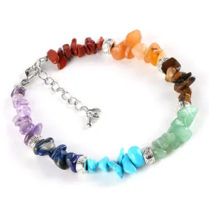 Natural Energy Chipped Stone Reiki Bracelet