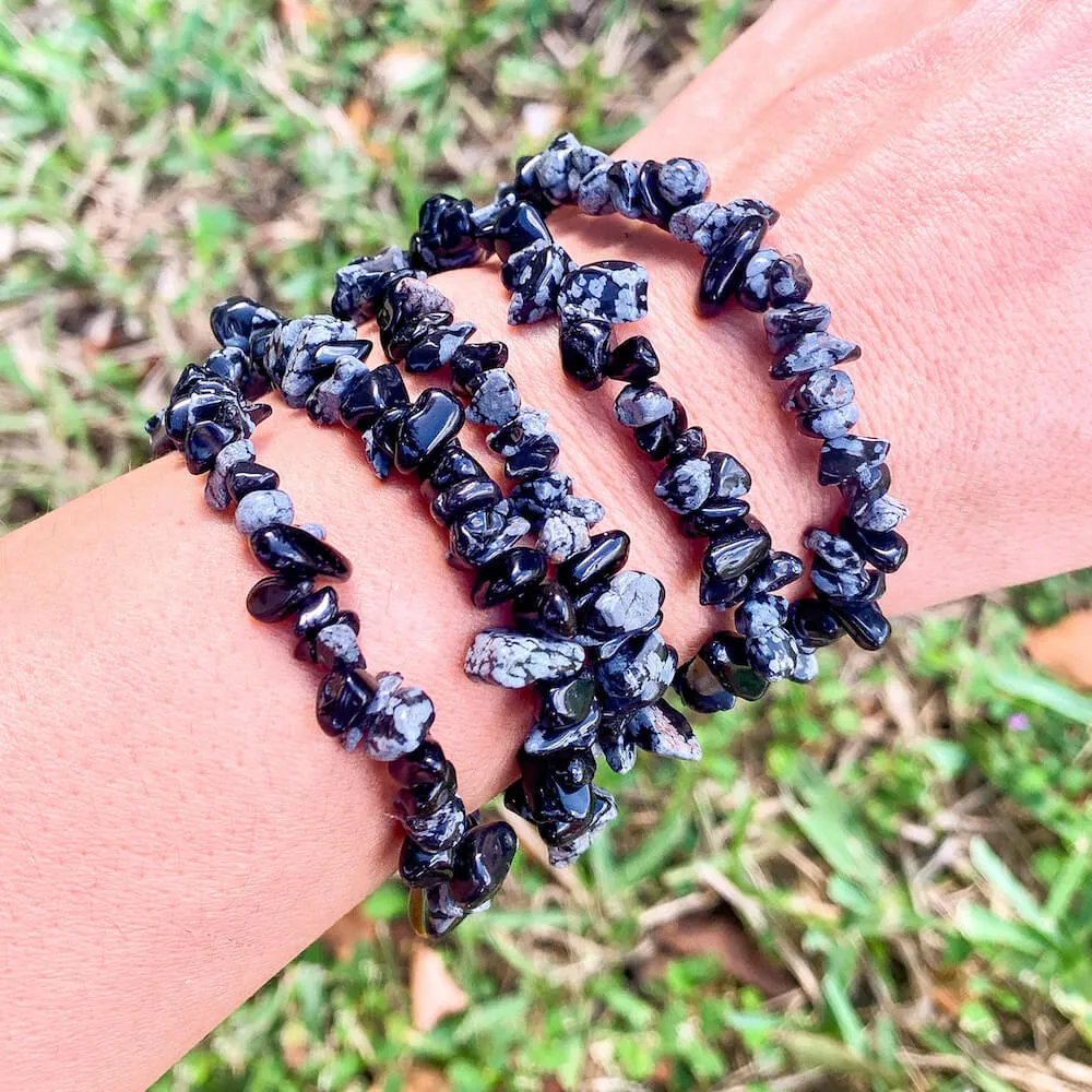 Natural Raw Gemstone Bracelets