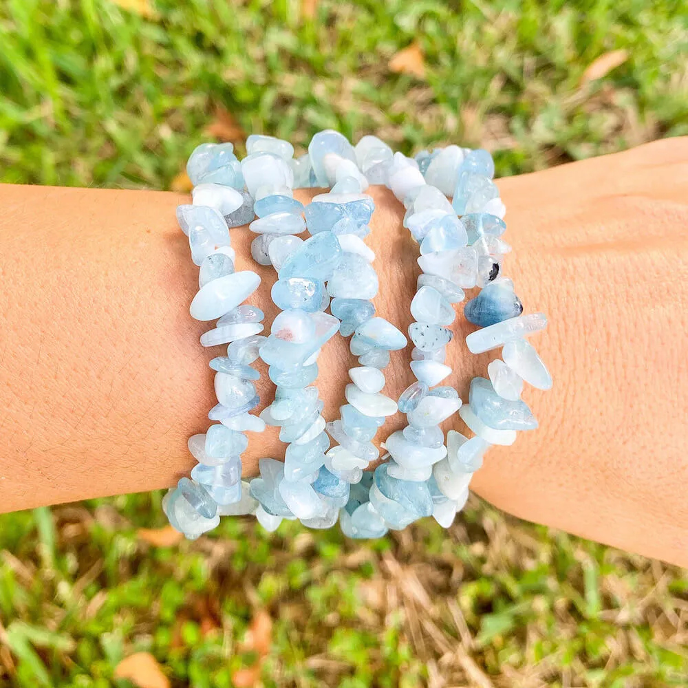 Natural Raw Gemstone Bracelets