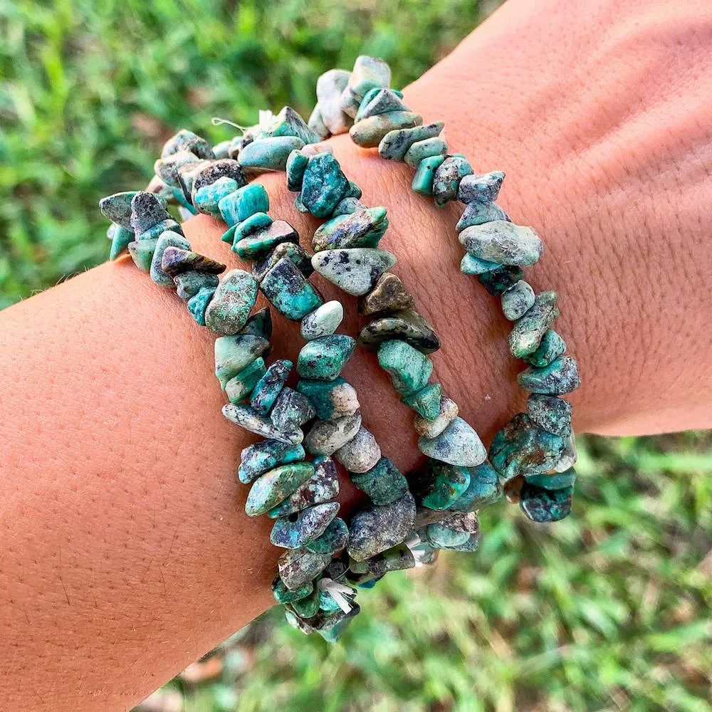 Natural Raw Gemstone Bracelets