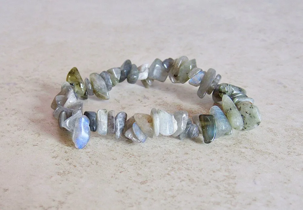 Natural Raw Gemstone Bracelets