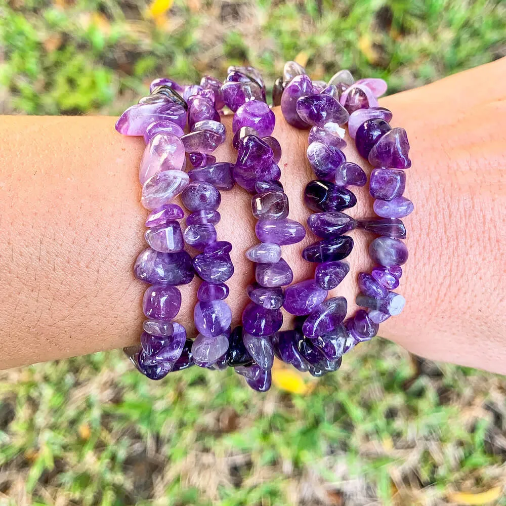 Natural Raw Gemstone Bracelets