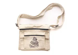 Om Printed Cotton Travel Side Carry Bag