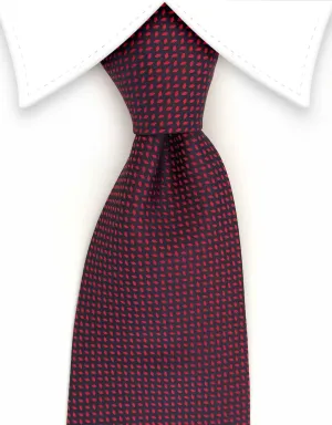 Red and Dark Navy Necktie