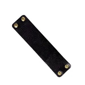 Sadie Suede Bracelet in Black Lizard