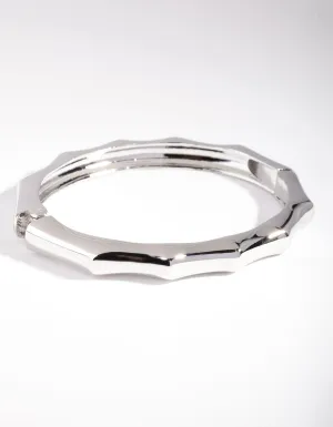 Silver Bamboo Bangle