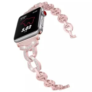 Stainless Steel Bling Bracelet Band For Apple Watch Multiple Colors Available