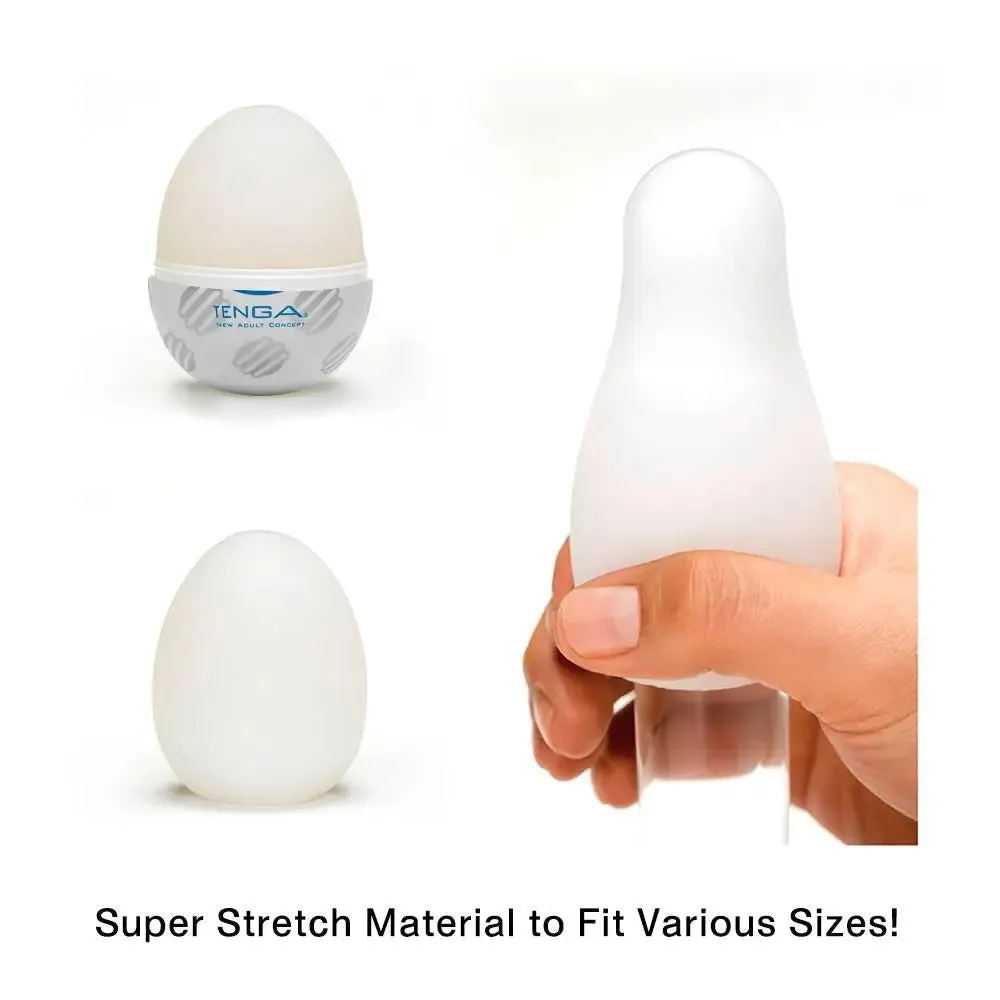 Tenga Sphere Silicone Clear Egg Masturbator