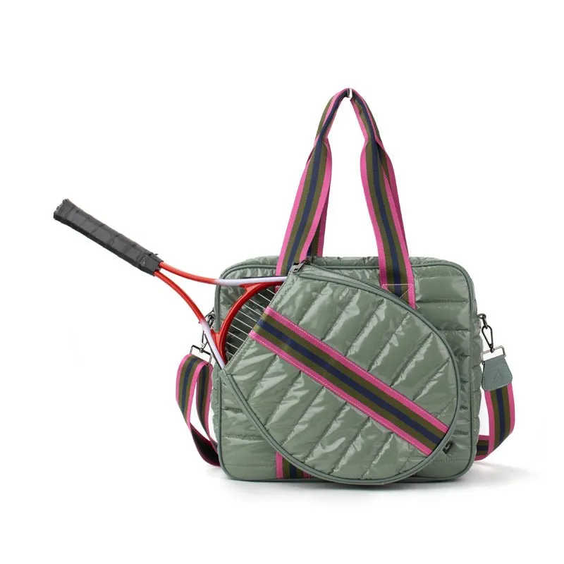 Tennis Sport Bag- Sage - a preneLOVE exclusive