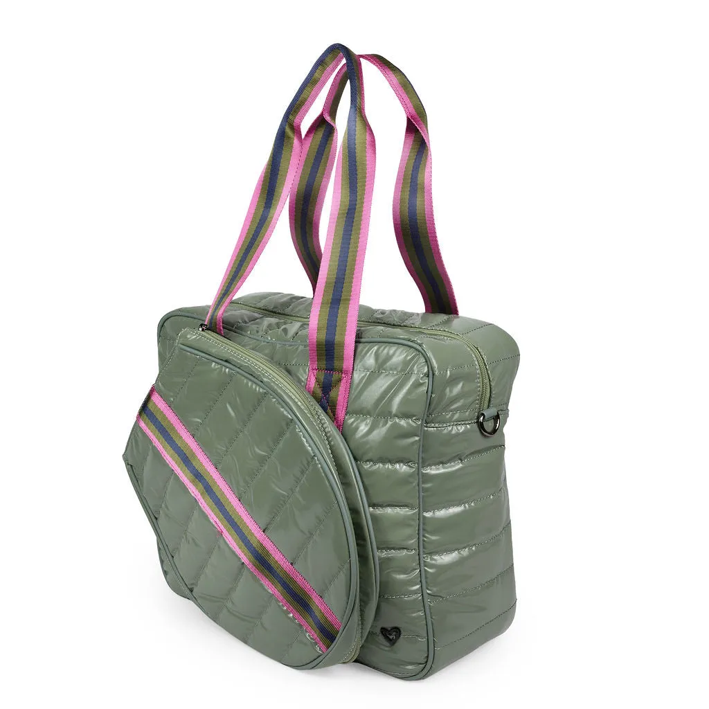 Tennis Sport Bag- Sage - a preneLOVE exclusive